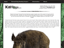 Tablet Screenshot of killhogs.com